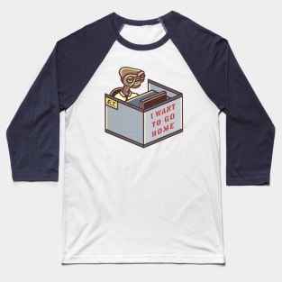 Overworked E.T. Baseball T-Shirt